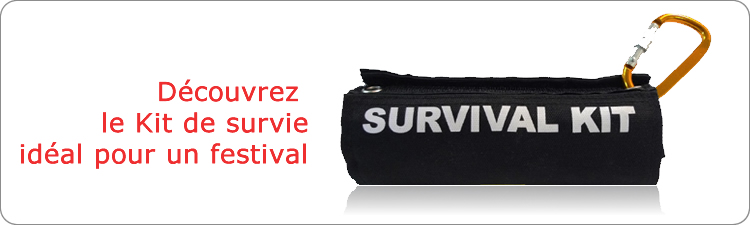 Découvrez le kit idéal de survie du festivalier !