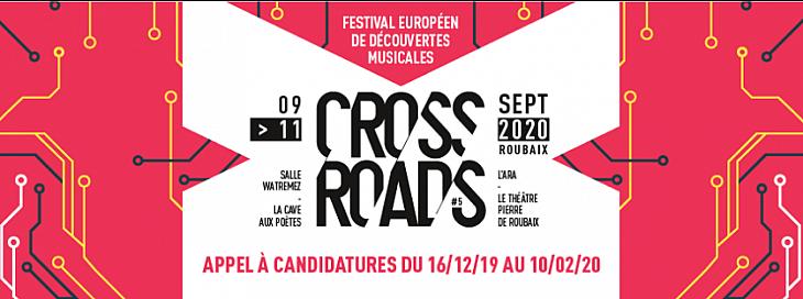 CROSSROADS FESTIVAL : Festival europ&eacute;en de d&eacute;couvertes musicales en ligne